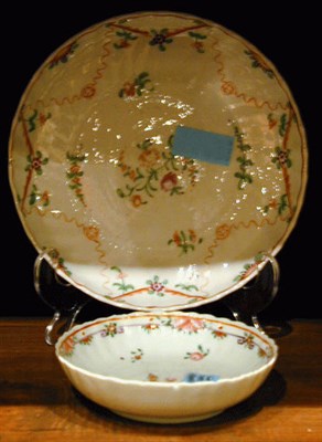 Lot 214 - Group of Porcelain Table Articles including...