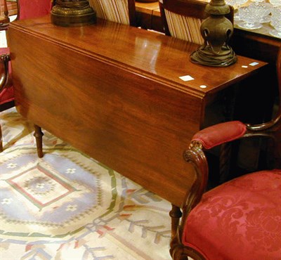 Lot 215 - American Empire Style Mahogany Drop-Leaf Table