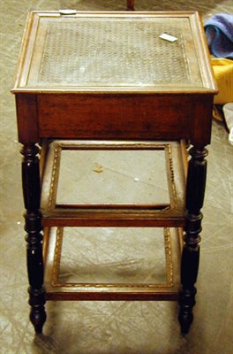 Lot 225 - Georgian Style Mahogany Three-Tier Side Table