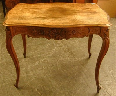 Lot 229 - Provincial Louis XV Style Walnut Side Table