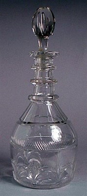 Lot 297 - Group of Six Colorless Glass Decanters