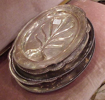 Lot 312 - Group of Five Silver Plated Well and Tree...
