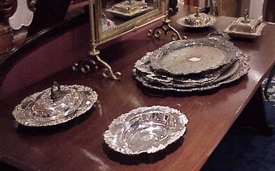 Lot 316 - Group of Nine Silver Plated Articles including...
