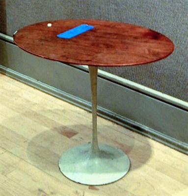 Lot 204 - Wood and Painted Aluminum Occasional Table...