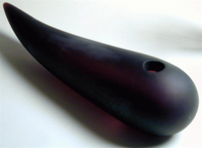 Lot 288 - Daum Glass Vase Philippe Starck Of tapering...