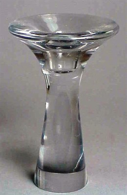 Lot 155 - Pair of Litala Glass Candlesticks Tapio...