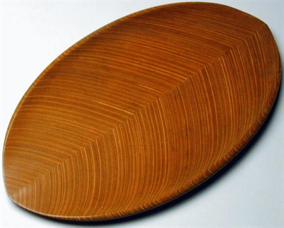 Lot 143 - Soinne et Kni Wood Platter Tapio Wirkkala Of...