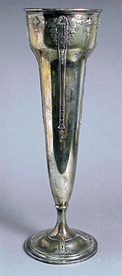 Lot 328 - Reed & Barton Sterling Silver Vase Weighted.