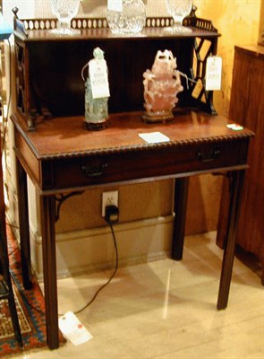Lot 205 - Georgian Style Mahogany Side Table with Shelf