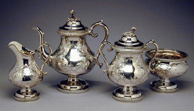 Lot 344 - American Sterling Silver Tea Service Wilcox,...