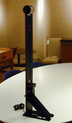 Lot 263 - Black Painted Metal Melanos Lamp Mario Botta...