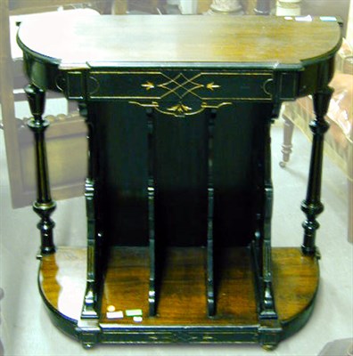 Lot 763 - Aesthetic Movement Gilt Incised and Ebonized...