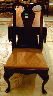 Lot 383 - Set of Eight Queen Anne Style Mahogany Dining...