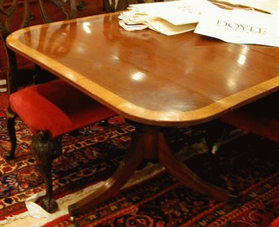 Lot 500 - Regency Style Double-Pedestal Mahogany Dining...
