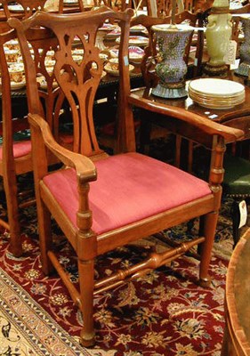 Lot 515 - Set of Ten George II Style Mahogany Dining...