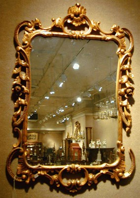 Lot 580 - Rococo Style Gilt-Wood Mirror