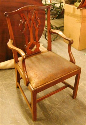 Lot 423 - Georgian Style Mahogany Armchair