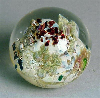 Lot 292 - Three Art Glass Spheres Josh Simpson Each...