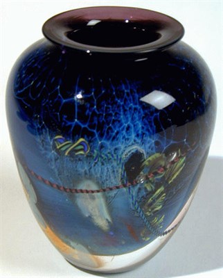 Lot 695 - Art Glass Vase Josh Simpson