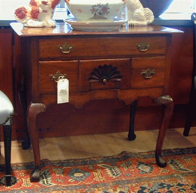 Lot 377 - Chippendale Mahogany Dressing Table The...