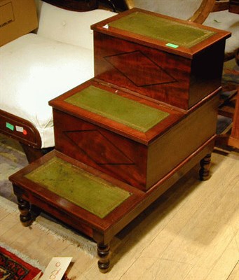 Lot 401 - Pair of Regency Style Leather-Inset Mahogany...