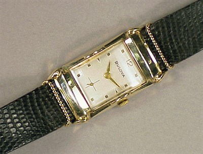 Lot 415 - Gentleman's Gold Filled Wristwatch The leather...
