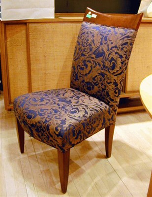 Lot 320 - Set of Eight Cherry Stance Dining Chairs...