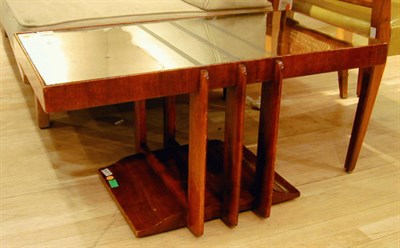 Lot 89 - Art Deco Mahogany Low Table The rectangular...