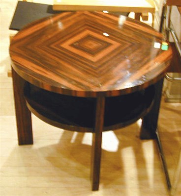 Lot 83 - Italian Art Deco Macassar Ebony Occasional...