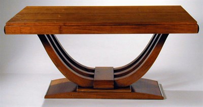 Lot 110 - Art Deco Palissandre Dining Table Of simple...