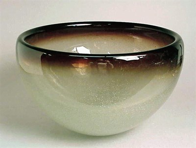 Lot 239 - Orrefors Glass Bowl Of simple flaring form in...