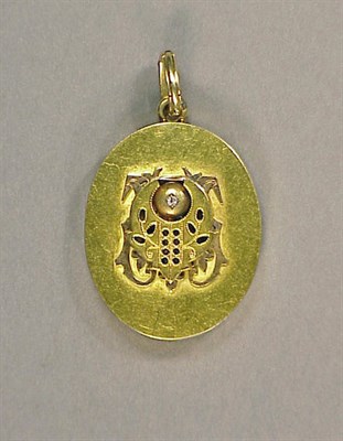 Lot 263 - Victorian Gold Locket 14 kt. yellow gold, of...