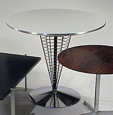 Lot 135 - Rosewood and Metal Occasional Table Arne...