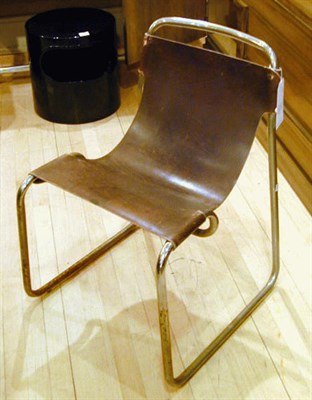Lot 74 - Set of Four Bauhaus Style Chrome and Steel...