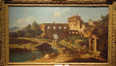 Lot 221 - Giuseppe Zais Italian, 1709-1784 CLASSICAL...