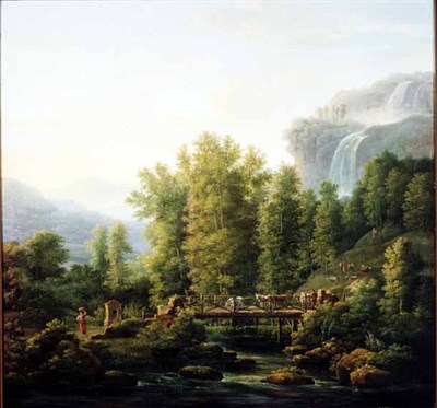 Lot 240 - Attributed to Victor Bertin ARCADIAN LANDSCAPE...