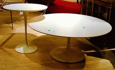 Lot 208 - Painted Aluminum and Laminate Low Table Eero...