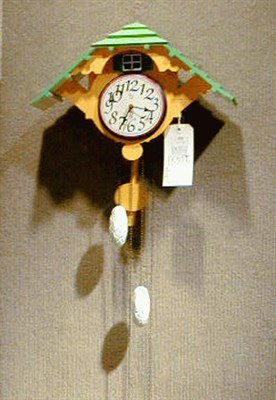 Lot 341 - Painted Wood Cuckoo Clock Robert Venturi for...
