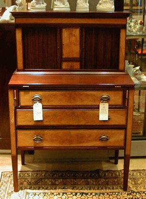 Lot 208 - Federal Style Inlaid Mahogany and Satinwood...
