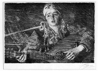 Lot 261 - Anders Zorn OLS MARIA (A. 286; H./H. 167)...