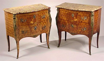 Lot 495 - Pair of Louis XV Style Gilt-Bronze Mounted...