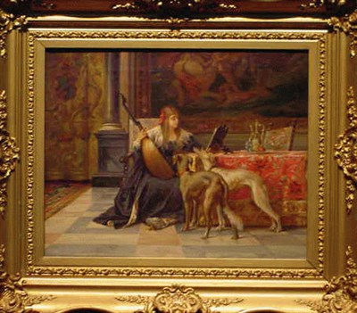 Lot 34 - German School 19th Century A FAITHFUL AUDIENCE...