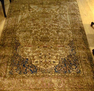 Lot 775 - Silk Kashan Prayer Rug Central Persia, circa...