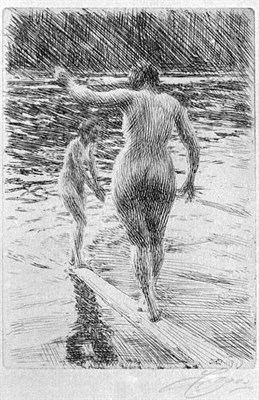 Lot 262 - Anders Zorn BALANCE (A. 287; H./H. 287)...