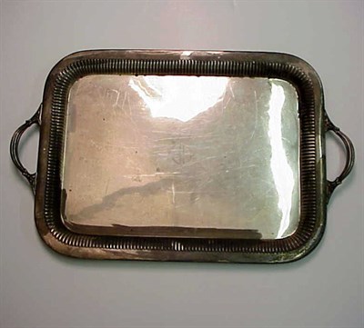 Lot 391 - Modern English Silver Two-Handled Tea Tray Of...