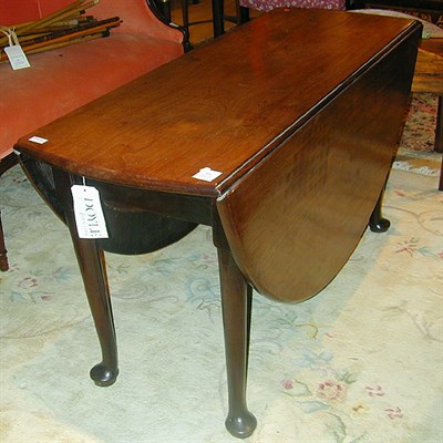 Lot 611 - George I Mahogany Drop-Leaf Table