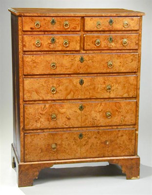 Lot 322 - George II Walnut Tall Chest of Drawers 18th...