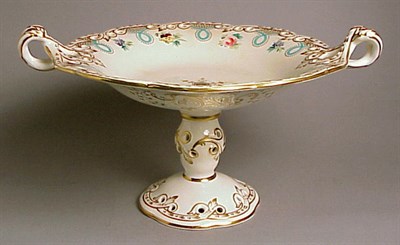 Lot 234 - English Porcelain Partial Dessert Service...