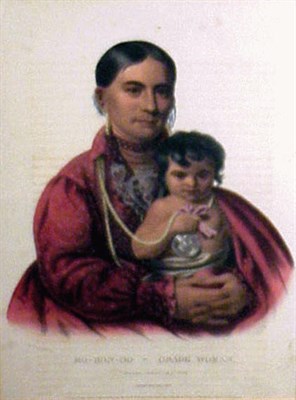 Lot 119 - McKenney & Hall MO-HON-GO--OSAGE WOMAN and CAA-...
