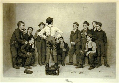 Lot 109 - After John George Brown SHOESHINE BOYS...